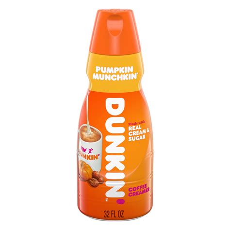 Try Our New Pumpkin Munchkin Coffee Creamer | Dunkin'
