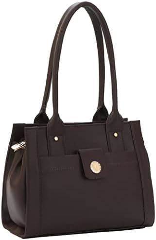 INKDICE Black Women's Handbag Office Casual Purse Shoulder Bag for ...