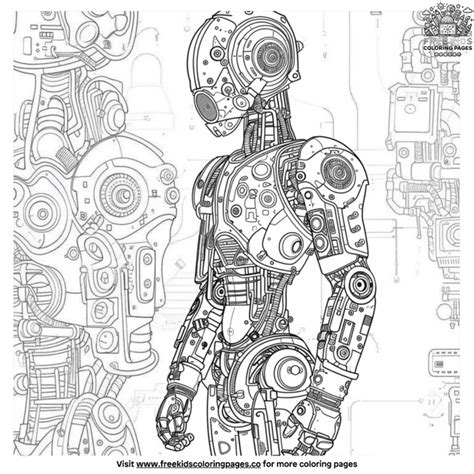 Image result for Cool Robot Coloring Pages