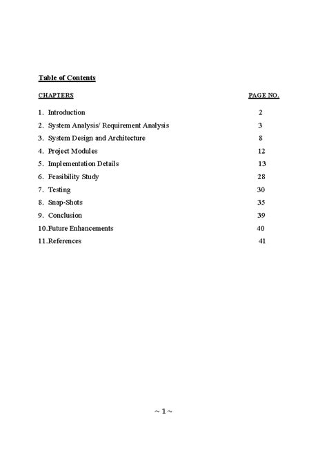 WMS - Project report for project - Table of Contents Introduction ...