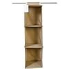 HomeStrap 3-Shelf Closet Hanging Organizer | Durable Non-Woven Fabric ...