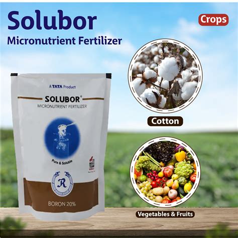 Tata Solubor (Boron 20%) Micronutrient Fertilizer – Agriplex