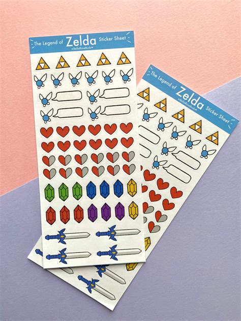 The Legend of Zelda Planner Stickers - Etsy