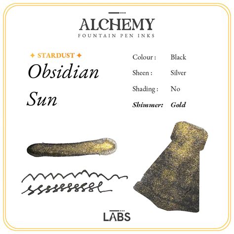Endless LABS.05 Alchemy Ink - Stardust - Obsidian Sun 45 ML . – Penopedia
