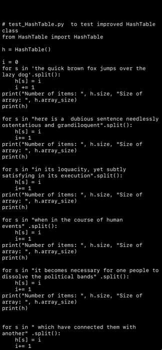 Image result for Python Hash Table Code