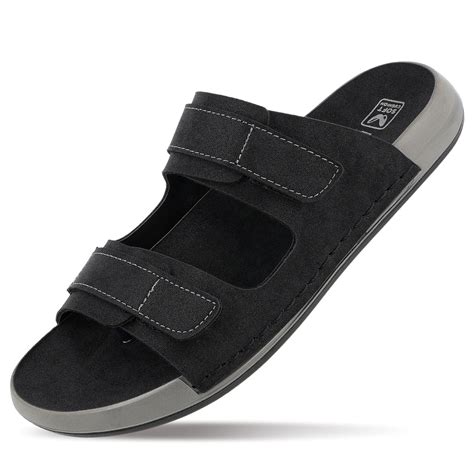 Buy Men's Daily Wear Sandals Black WGP53283 Online – Walkaroo Footwear