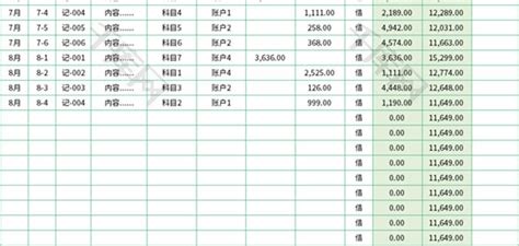 资金日记账及资金余额表Excel模板_千库网(excelID：176296)