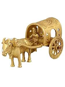 Odishabazaar Bull Cart Riding Statue : Amazon.in: Home & Kitchen