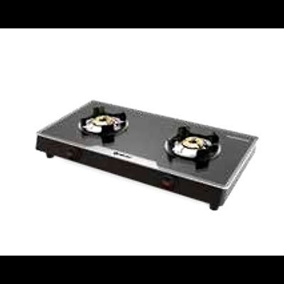 Bajaj Gas Stove 2 Burner Glass Top 2BRGP7 online | BAJAJ WORLD