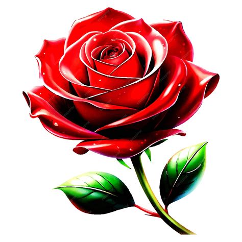 Realistic Rose Drawing for Artistic Inspiration | Premium AI-generated ...