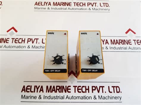 Brodersen Unic Twh 210.2 Timer Twh-off Delay With Base – Aeliya Marine Tech
