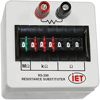 IET Labs RS-200 Resistance Decade Box : Amazon.in: Industrial & Scientific