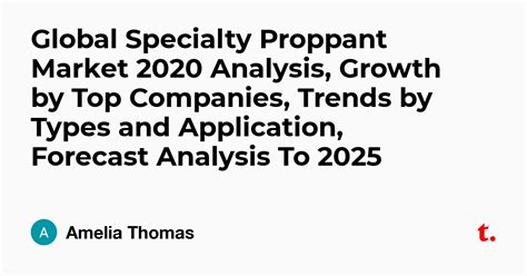 Global Specialty Proppant Market 2020 Analysis, Growth by Top Companies ...