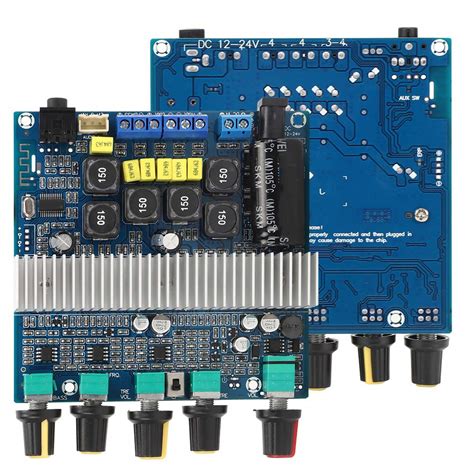 Generic Audio Amplifier Board, 12-24V 100W + 50W + 50W 2.1 Subwoofer ...