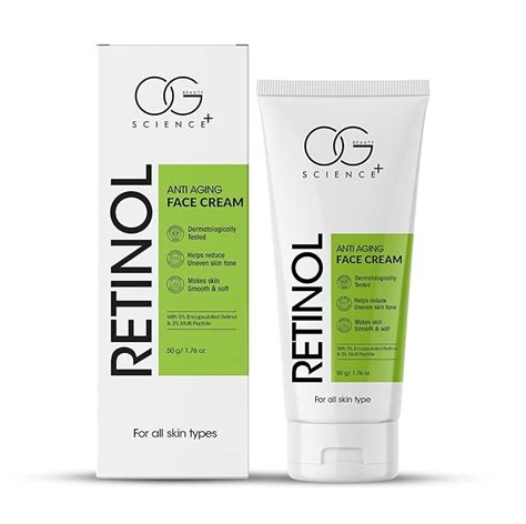 OG BEAUTY Science Retinol Anti-Aging Face Cream | 5% Encapsulated ...