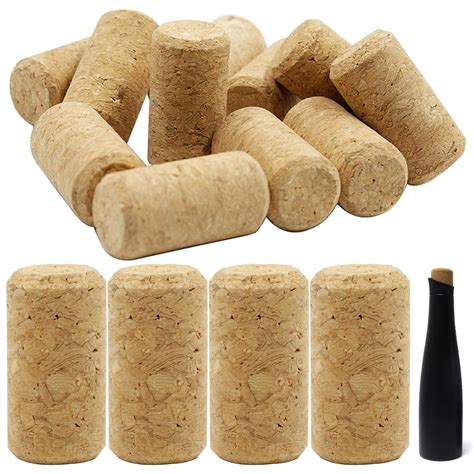 20 Pcs Wine Bottle Corks, Corks for Craft, Diameter 21mm, Length 38mm ...