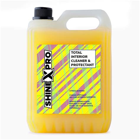 ShineXPro Car Interior Cleaner and Protectant - Citrus Scent - Safe As ...