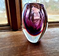 Image result for Purple Murano Glass Vase