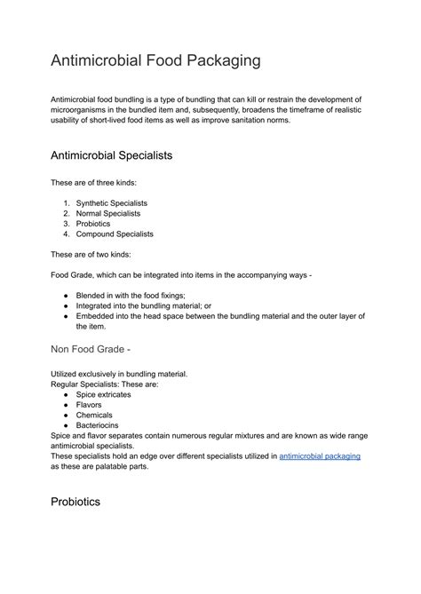PPT - antimicrobial packaging PowerPoint Presentation, free download - ID:11615327