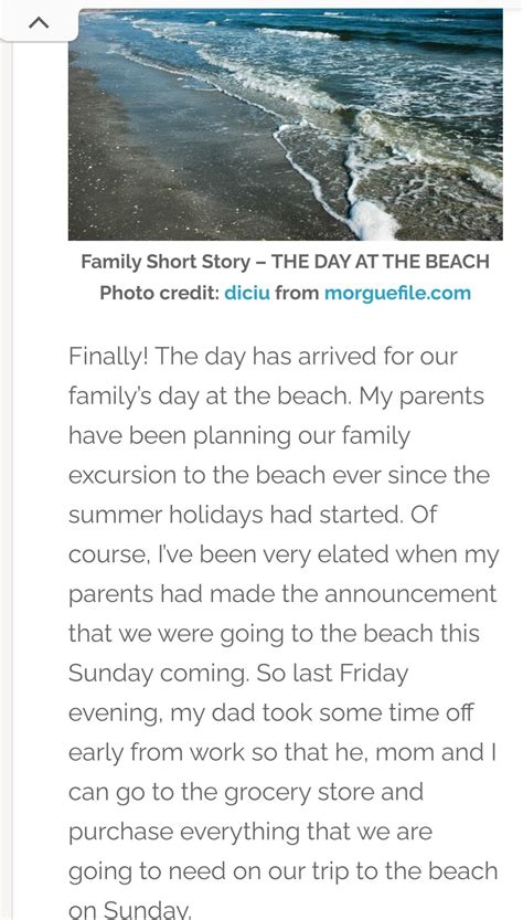 Creative writing a day on a beach - Brainly.in