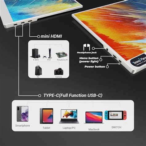 InnoView Laptop Screen Extender 15.6 Portable Dual India | Ubuy
