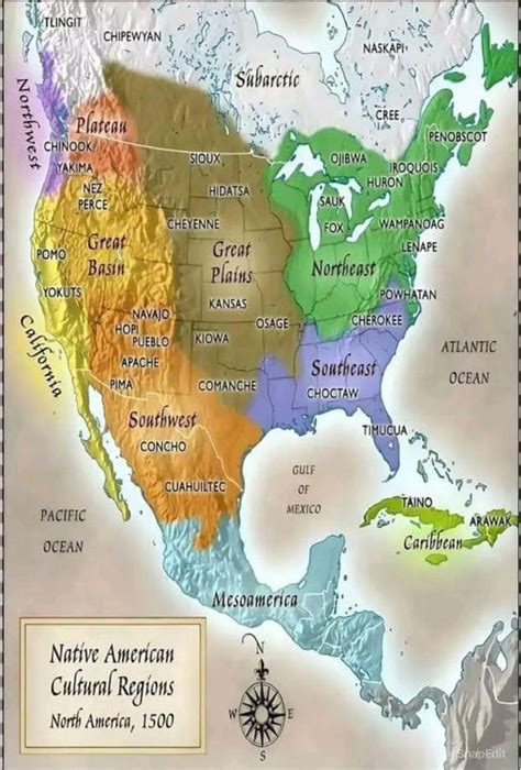 Pin by Indigo Lines on Maps | Native american tribes map, North ...