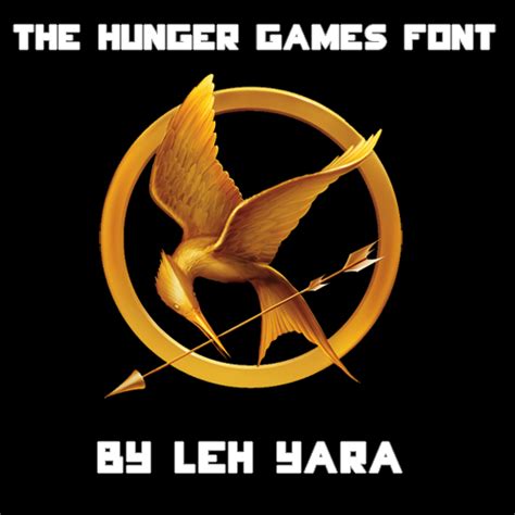 Hunger games font by lehyara on DeviantArt