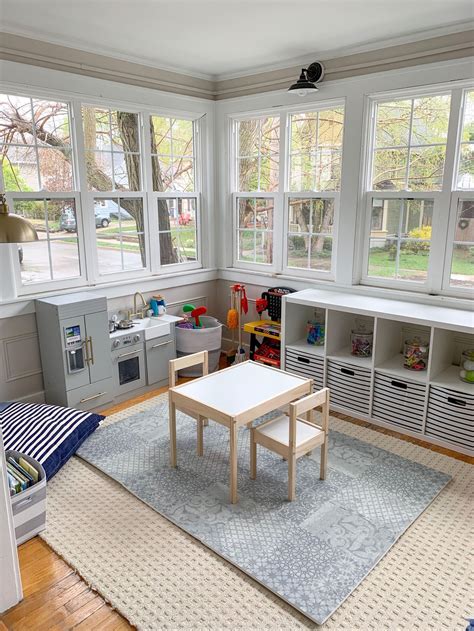 Play Room Refresh Sunroom Playroom Ideas, Small Playroom, Toddler ...