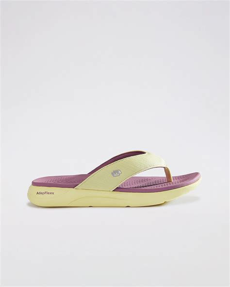 Women's Evernote Strip - Butter Yellow Slippers | Lotto