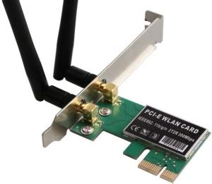 LipiWorld 300Mbps PCI-E Wifi Network Card Mini PCI-E Desktop Wireless ...