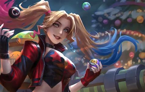 Download wallpaper Art, DC Comics, Harley Quinn, section games in ...