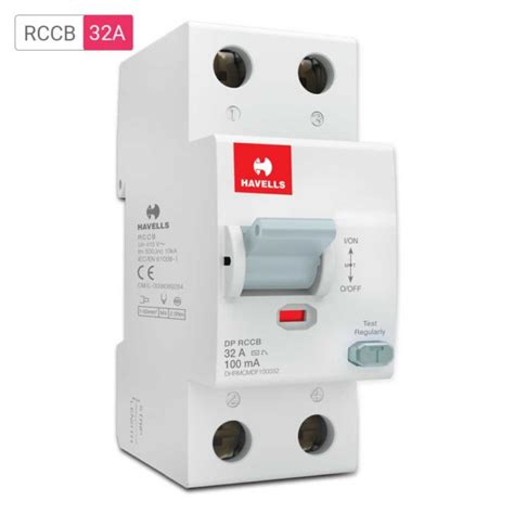 Havells RCCB A Type DP 32A 100mA | mykit | Buy online | Buy Havells ...