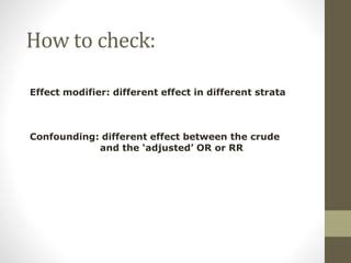 Image result for Confounder vs Effect Modifier