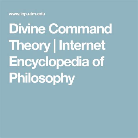 Image result for Divine Command Theory Explained