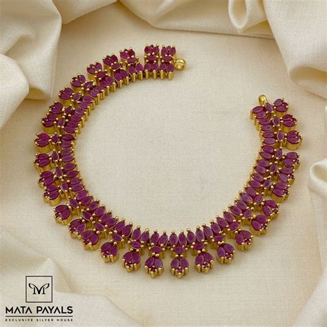 Pinkish Silver Gold Plated Necklace – matapayals