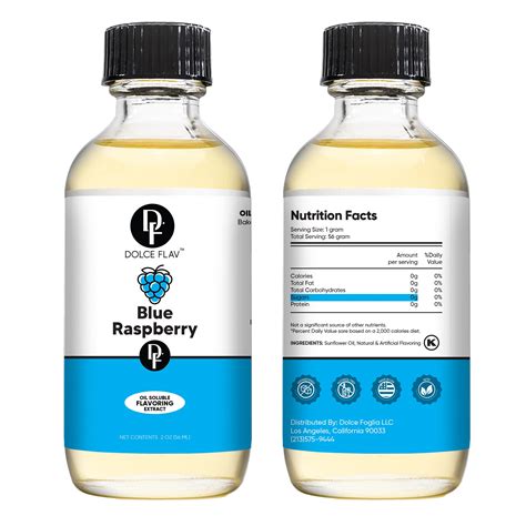Oil Soluble Blue Raspberry Flavoring | Burst of Taste | Dolce Foglia ...