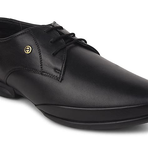 Buy Healers Black Formal Lacing Derby Shoes For Men J757-02 By Liberty