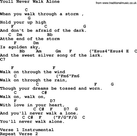 You'll Never Walk Alone Lyrics REPACK
