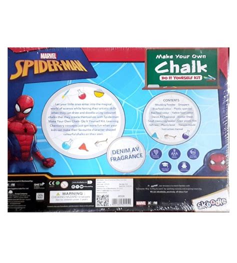 Skoodle Marvel Spider-Man Make Your Own Chalk — Toycra