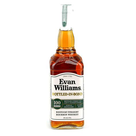 Evan Williams White Label - Kentucky Straight Bourbon Whisky - 50% ...
