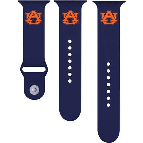 NCAA Auburn Tigers 42mm Silicone Sport Band fits Apple Watch - Walmart.com