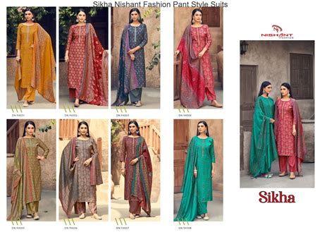 Sikha Nishant Fashion Modal Silk Pant Style Suits Manufacturer Ahmedab ...