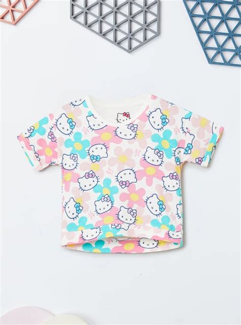 Buy Girls Hello Kitty Print T-shirt Online at just Rs. 349.0 ...
