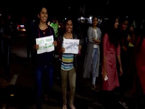 Trivandrum : Women participate in large numbers in night walk organised ...