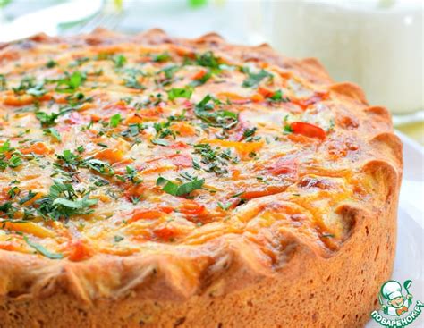 Открытый овощной пирог – кулинарный рецепт