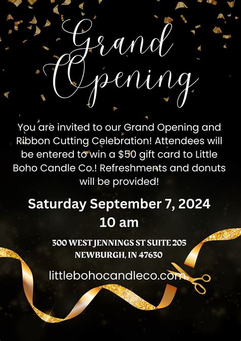 Grand Opening and Ribbon Cutting Celebration, 300 West Jennings Street ...