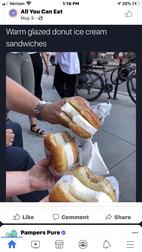 Ice Cream Doughnuts in 2025 | Yummy food, Delicious snacks recipes ...