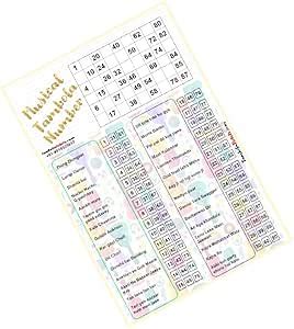 Buy Musical Dance Number Marathi and Hindi Theme tambola Tickets Bingo ...