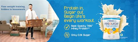 Buy Nestle Resource High Protein - 400g Tin (Vanilla Flavor) Online at ...