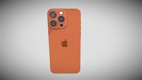 Iphone 15 Pro Max red color - Download Free 3D model by Amine GND ...